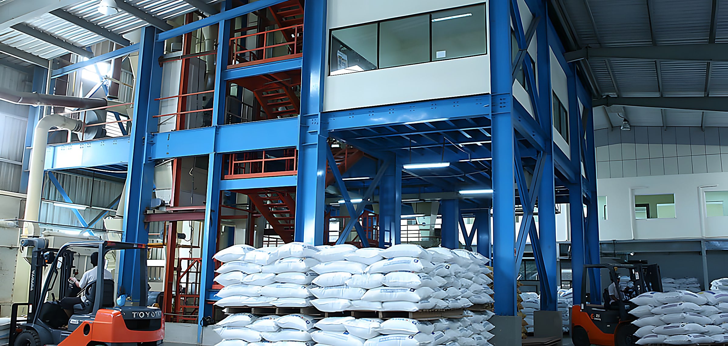 Feed mill facility in central Myanmar